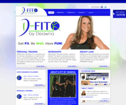 D-Fit.com(Bluehost) Screenshot