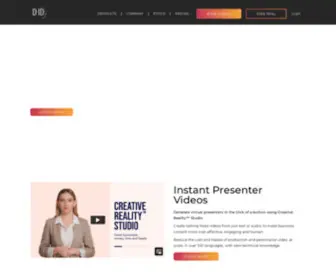 D-ID.com(The #1 Choice for AI Generated Video Creation Platform) Screenshot