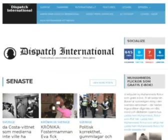 D-INTL.com(Dispatch International) Screenshot