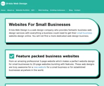D-Isla.co.uk(D-Isla Web Design) Screenshot