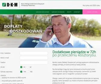 D-K-M.pl(Dochodzenie odszkodowań) Screenshot