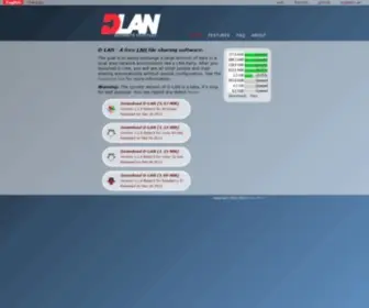 D-Lan.net(A LAN file sharing software) Screenshot