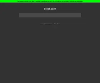 D-List.com(D List) Screenshot
