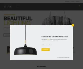 D-Lite.co.uk(A modern lighting solution drawing inspiration) Screenshot