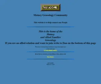 D-Matney.com(Matney Genealogy and Photo Site we look for all Matney and related Genealogists to join us) Screenshot