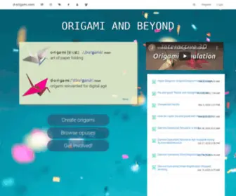 D-Origami.com(D Origami) Screenshot