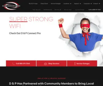 D-Pcommunications.com(D & P Communication) Screenshot