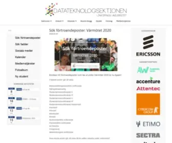 D-Sektionen.se(Datateknologsektionen) Screenshot