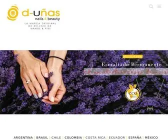 D-Unas.com.mx(Manicura pedicura esmaltado permanente) Screenshot