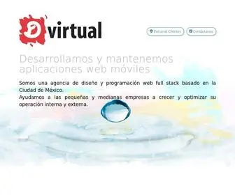 D-Virtual.mx(Diseño de páginas web) Screenshot