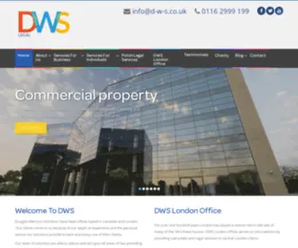 D-W-S.co.uk(Solicitors in Leicester) Screenshot