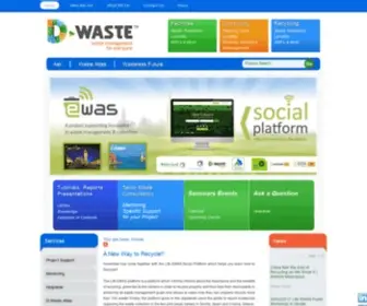 D-Waste.com(D-Waste - Home) Screenshot