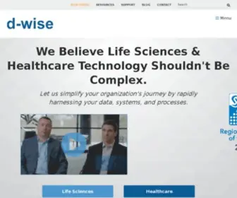 D-Wise.com(Life Science Solutions & Technology Consulting) Screenshot