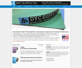 D-Y-C.com(DYC Quality Offset Rubber Printing Blankets) Screenshot