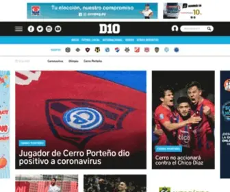 D10.com.py(Deportes Paraguay) Screenshot