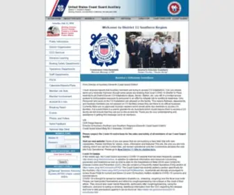 D11S.org(US Coast Guard Auxiliary D11S) Screenshot