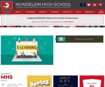 D120.org(Mundelein High School) Screenshot