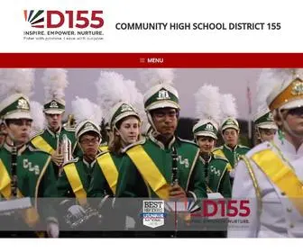 D155.org(District Home) Screenshot