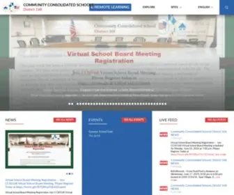 D168.org(Community Consolidated Schools) Screenshot