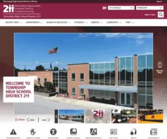 D211.org(Township High School District 211) Screenshot