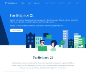 D21.me(Participace ve městech) Screenshot