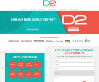 D2Branding.com(D2 Branding) Screenshot