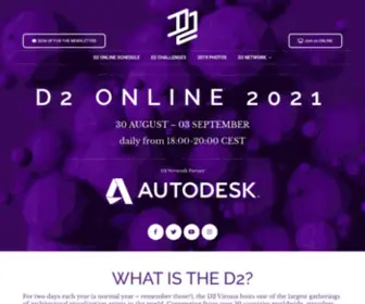 D2Conferences.com(D2 Vienna 2020) Screenshot