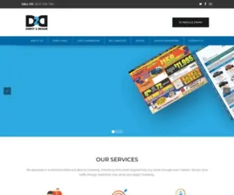 D2Dautomotive.com(Automotive Direct Mail & Online Marketing Agency) Screenshot