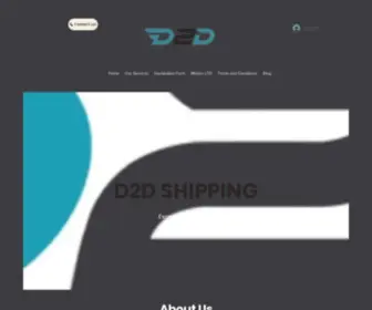 D2Dshipping.com(D2D SHIPPING) Screenshot