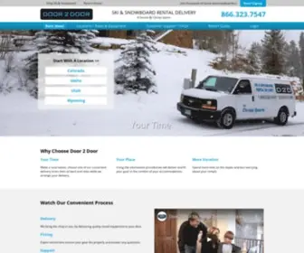 D2Dskis.com(Ski Rental & Delivery in Steamboat Springs) Screenshot