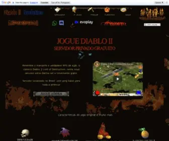 D2Evo.com(Diablo 2 Evolution) Screenshot