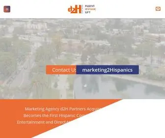 D2Hispanic.com(Hispanic Advertising Agency Los Angeles) Screenshot