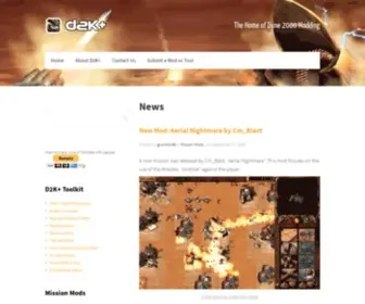 D2Kplus.com(The Home of Dune 2000 Modding) Screenshot