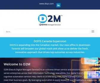 D2Mservices.com(D2M Digital Managed Services) Screenshot