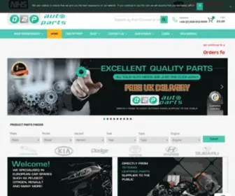 D2Pautoparts.com(D2P Autoparts is UK Base leading online car parts retailer) Screenshot