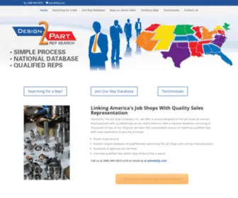 D2Prepsearch.com(D2P RepSearch) Screenshot