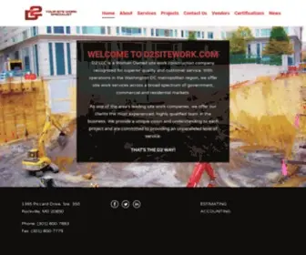 D2Sitework.com(D2 Site Work) Screenshot