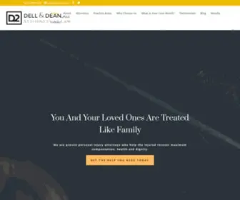 D2Triallaw.com(Dell & Dean PLLC) Screenshot