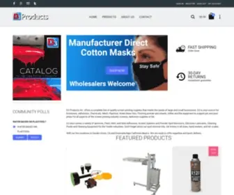 D3Ipinc.com(Screen Printing Supplies) Screenshot