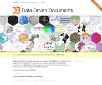 D3JS.org(Data-Driven Documents) Screenshot