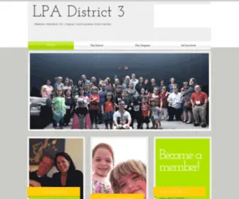 D3Lpa.org(District 3 is a part of Little People of America) Screenshot