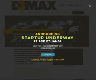 D3Maxllc.com(Distillers Max) Screenshot