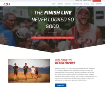 D3Multisport.com(Triathlon Coaching) Screenshot