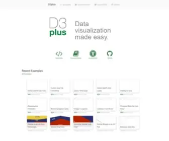 D3Plus.org(Data visualization made easy. A javascript library) Screenshot