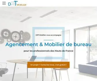 D3Tmobilier.fr(Agencement & Mobilier de bureau pour les professionnels des Hauts de France) Screenshot