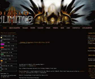 D3Unlimited.com(An Elite Diablo 3 Guild And Community) Screenshot