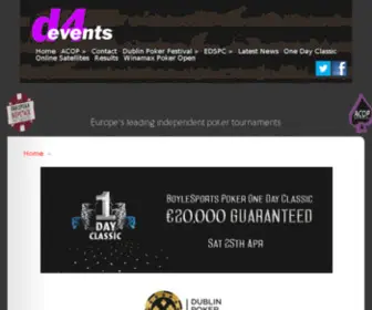 D4Events.com(Maintenance mode) Screenshot