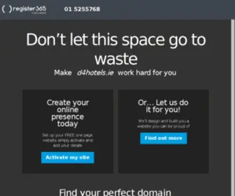 D4Hotels.ie(Request Rejected) Screenshot