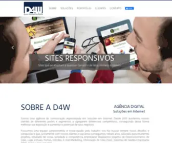 D4W.com.br(D4W Comunicação) Screenshot