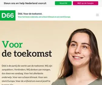 D66.nl(Word lid van D66) Screenshot